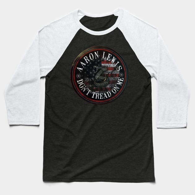 Tread on me Baseball T-Shirt by Triple Topper